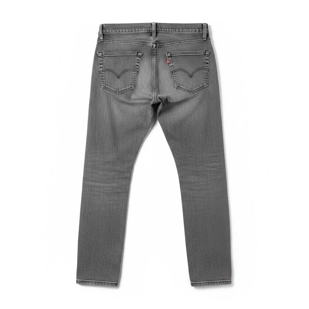 Levis 511 Slim Fit Mens Grey Jeans W34 L32 Stretch Denim Pants Grey Wash‎